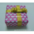 Gift wrapping paper & golden ribbon